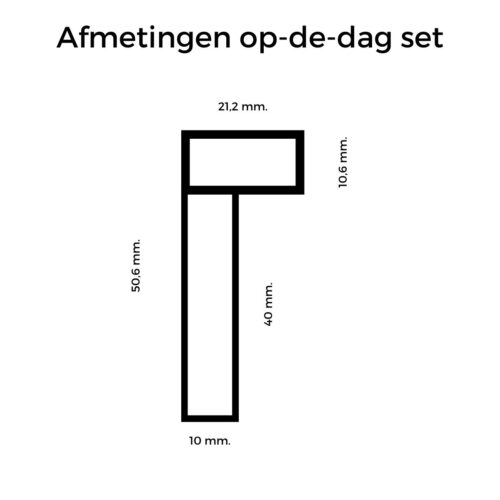 Profieldoorsnede op de dag set van horrenstunter