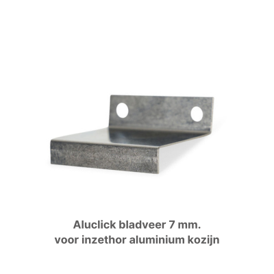 Horrenstunter Aluclick bladveer voor inzethor aluminium kozijn