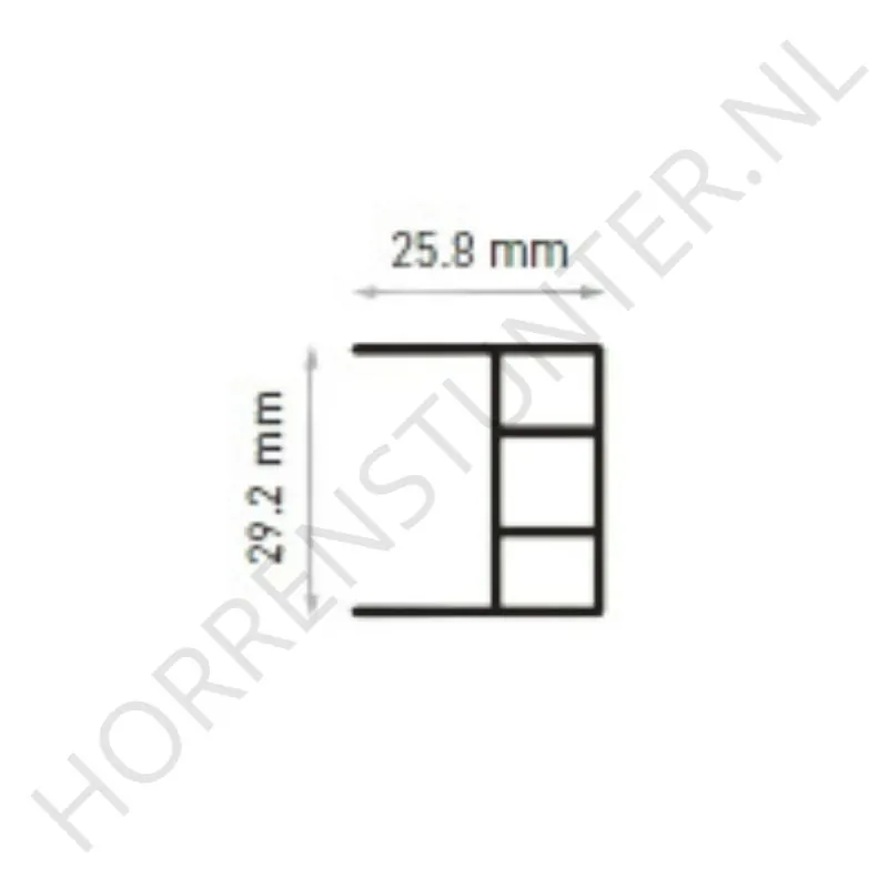 Vrijhangend plisségordijn - Afbeelding 5