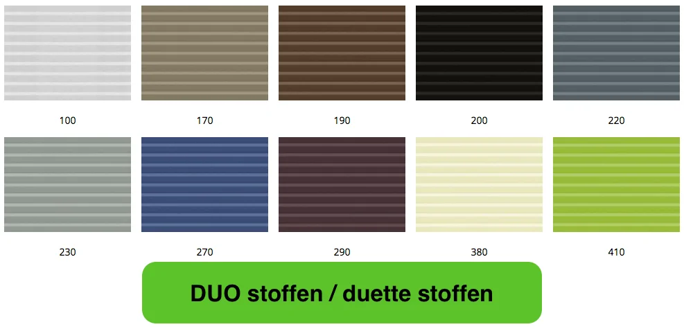 Vrijhangend plisségordijn - Afbeelding 8