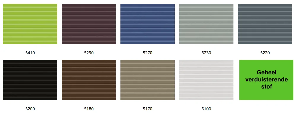 Vrijhangend plisségordijn - Afbeelding 7